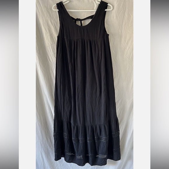 Who What Wear Black Oversized Maxi Dress - Picture 2 of 6